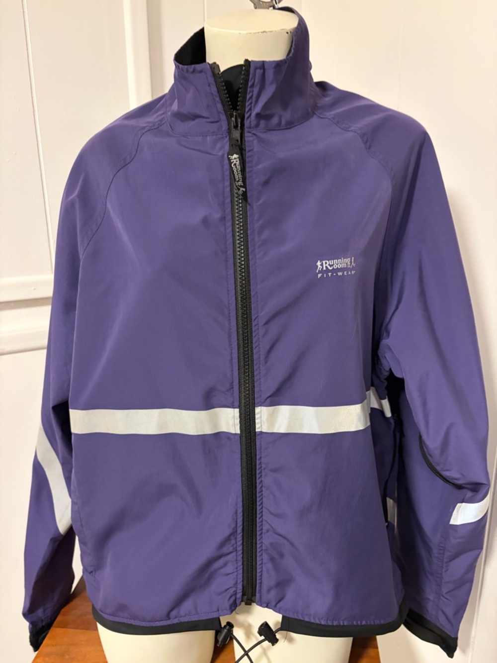 Purple unisex Running Room Reflective Jacket